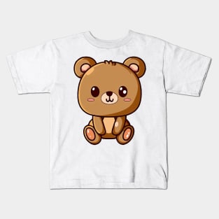 Bear cute kawaii Kids T-Shirt